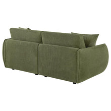 7th Street Modular Lounge Loveseat Green