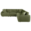 7th Street Modular Lounge Sectional Green