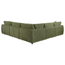 7th Street Modular Lounge Sectional Green