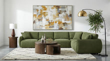 7th Street Modular Lounge Sectional Green