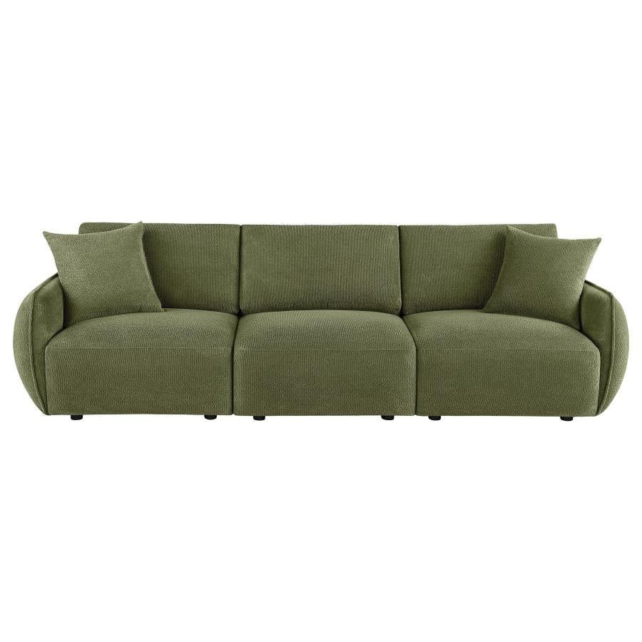 7th Street Modular Lounge Sofa Green