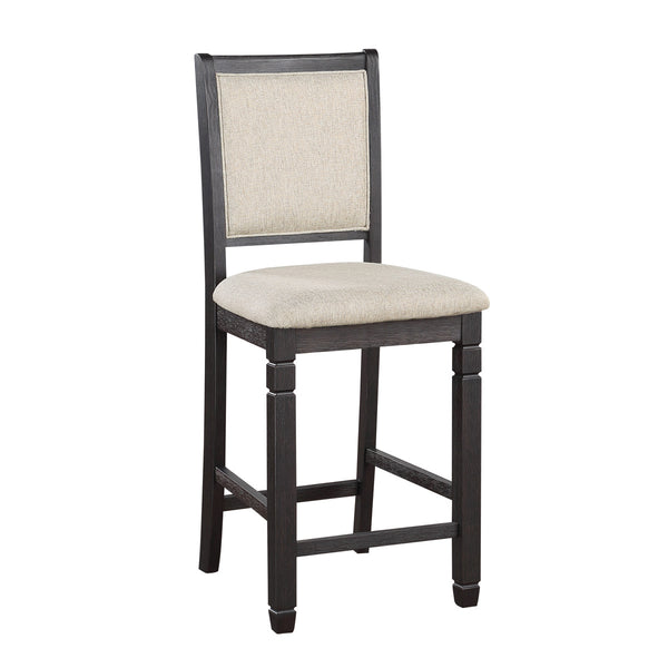 Regent Counter Chair - Brown/Black alternate view
