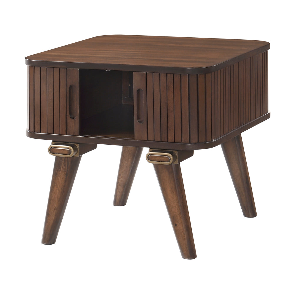 Mid Century 3 End Table w/ Storage