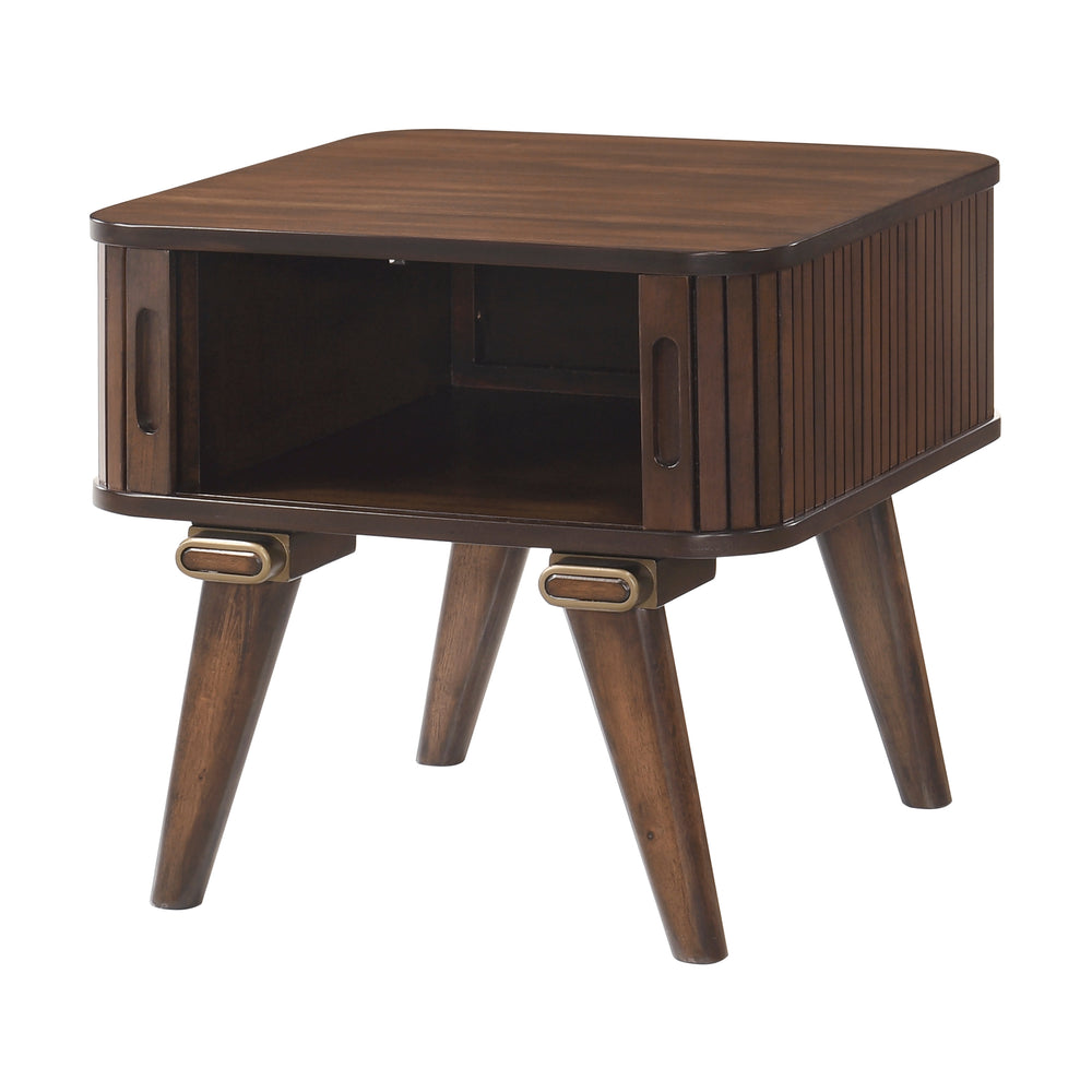 Mid Century 3 End Table w/ Storage
