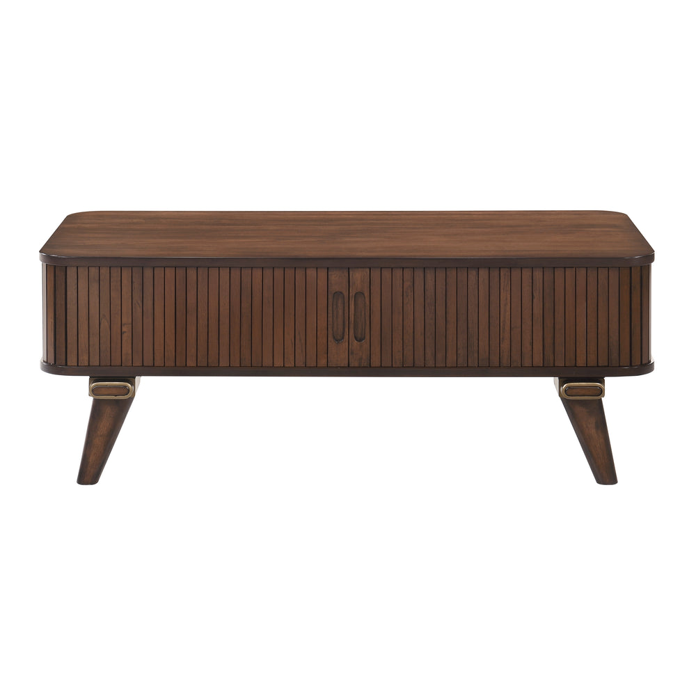 Mid-Century 3 Coffee Table w/ Storage  47.5 x 23.5 x 18.5H