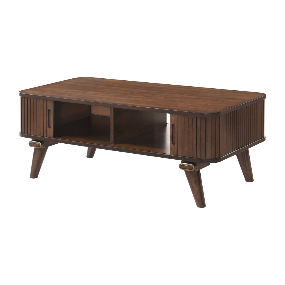 Mid-Century 3 Coffee Table w/ Storage  47.5 x 23.5 x 18.5H