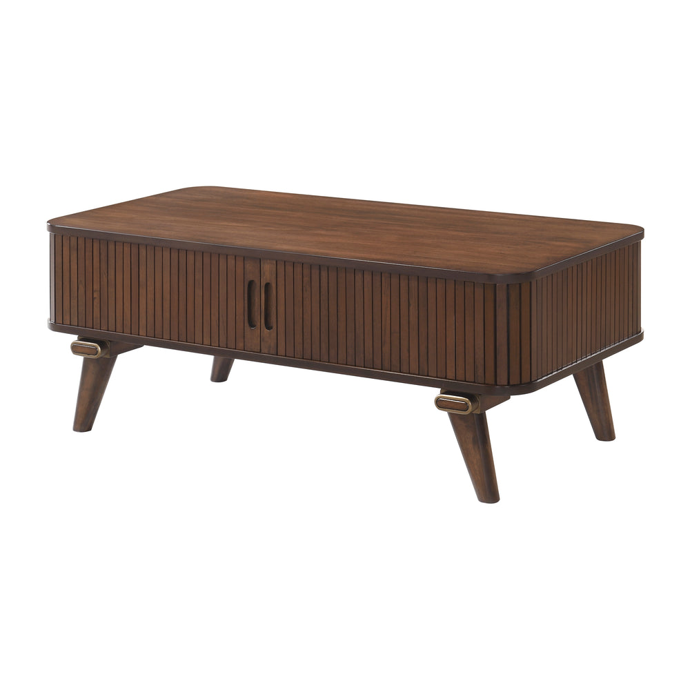 Mid-Century 3 Coffee Table w/ Storage  47.5 x 23.5 x 18.5H