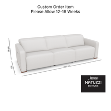 BALTIMORA Power Dual Recliner Sofa by Natuzzi