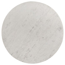 Roman Round Genuine Marble Coffee Table White