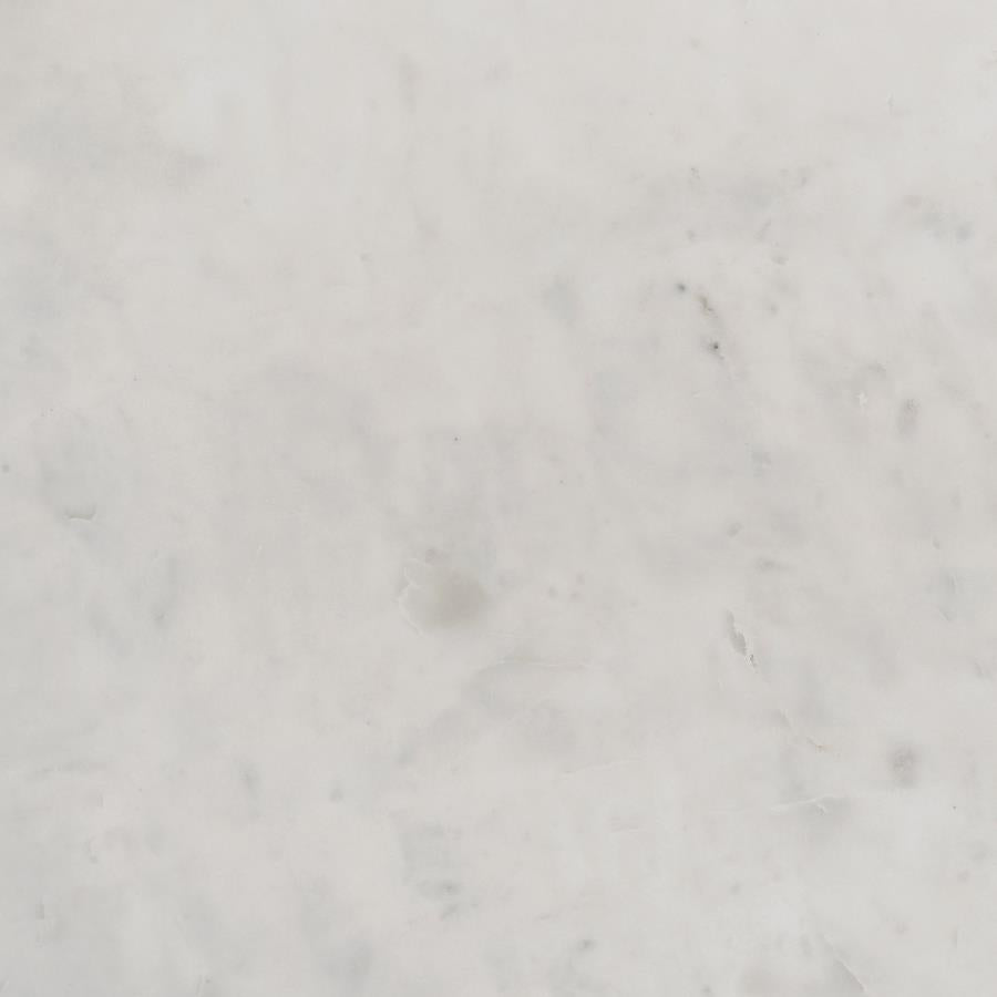 Roman Round Genuine Marble Coffee Table White