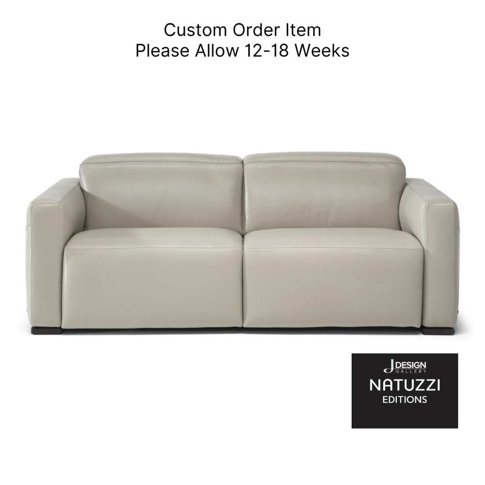 BALTIMORA Power Dual Recliner Love Seat by Natuzzi