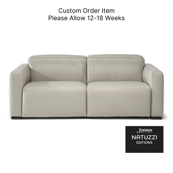 BALTIMORA Power Dual Recliner Love Seat by Natuzzi