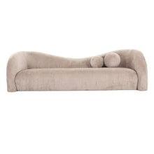 Calico Beige Weave Fabric 4-Seat Sofa