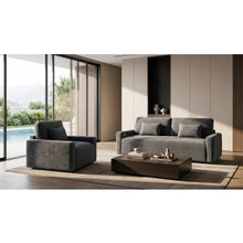 Stratus Dark Gray Convertible Sleeper Chair