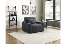 Stratus Dark Gray Convertible Sleeper Chair