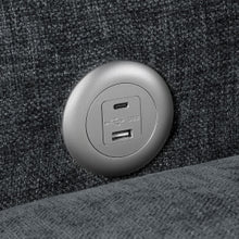 Stratus Dark Gray Convertible Sleeper Chair
