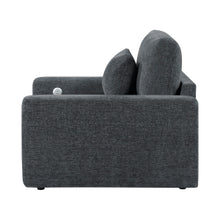 Stratus Dark Gray Convertible Sleeper Chair