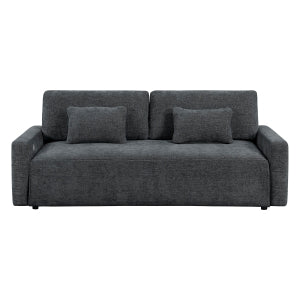 Stratus Dark Gray Convertible Queen Sleeper Sofa