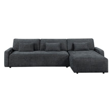 Stratus Dark Gray Sleeper Sectional with Chaise