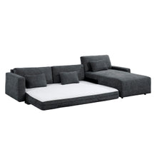 Stratus Dark Gray Sleeper Sectional with Chaise