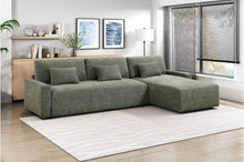 Stratus Green Sleeper Sectional with Chaise