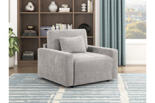 Stratus Gray Convertible Sleeper Chair