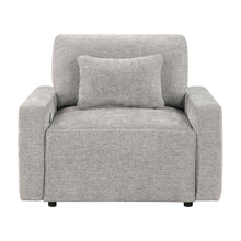 Stratus Gray Convertible Sleeper Chair