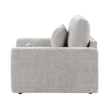 Stratus Gray Convertible Sleeper Chair