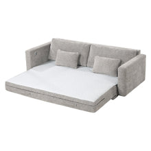 Stratus Gray Convertible Queen Sleeper Sofa