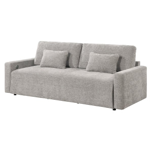 Stratus Gray Convertible Queen Sleeper Sofa