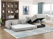 Cumulus 2-Piece Sectional with Convertible Queen Sleeper and RightSide Chaise