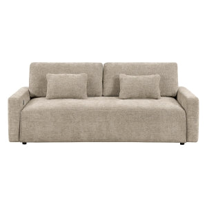 Stratus Taupe Convertible Queen Sleeper Sofa