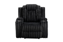 Wren Black Corduroy Reclining Chair