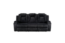Wren Black Corduroy Double Reclining Sofa