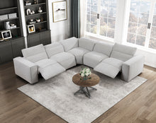 Zen 5-Piece Modular Power Reclining Sectional with Power Headrests