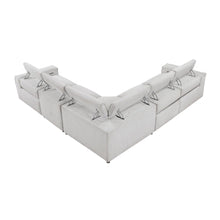 Zen 5-Piece Modular Power Reclining Sectional with Power Headrests