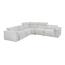 Zen 5-Piece Modular Power Reclining Sectional with Power Headrests