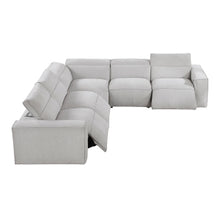 Zen 5-Piece Modular Power Reclining Sectional with Power Headrests