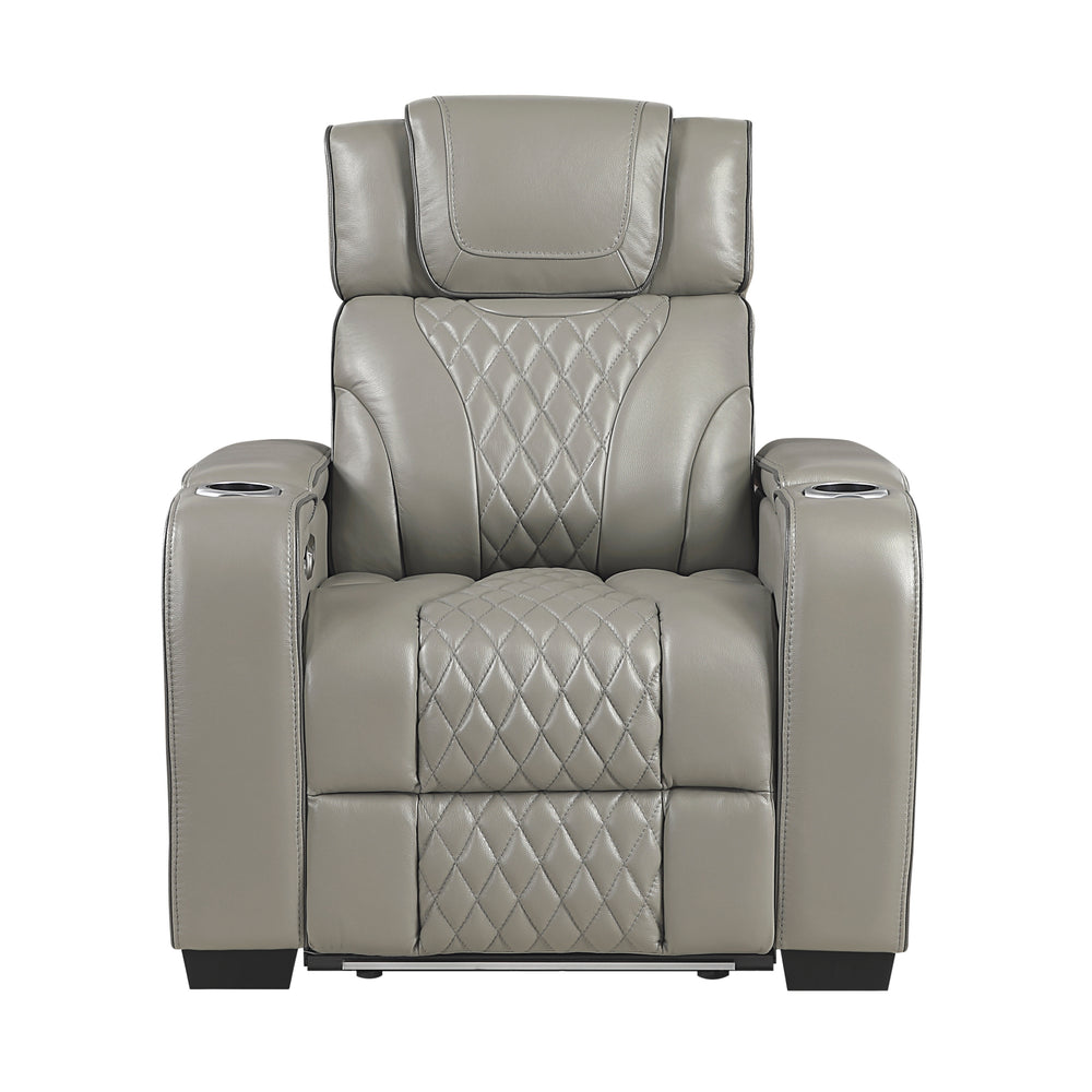 Apex Power Recliner with Massage, Heat & LED