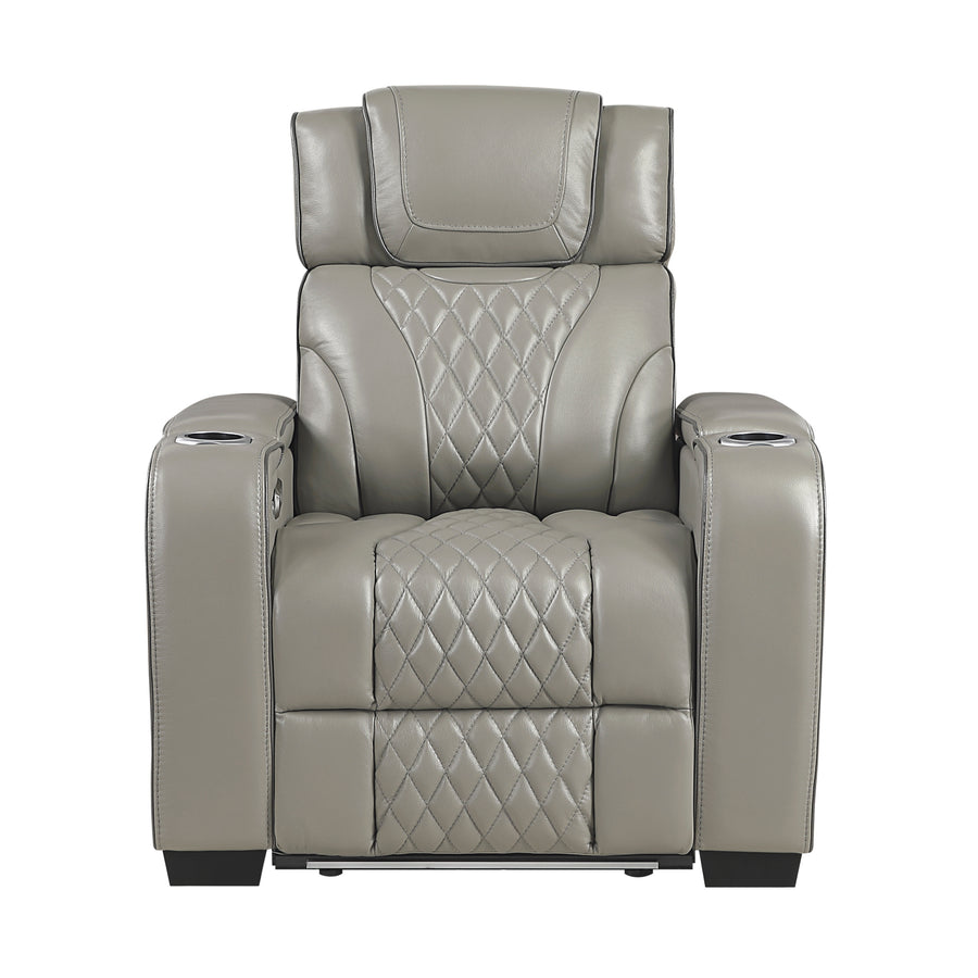 Apex Power Recliner with Massage, Heat & LED