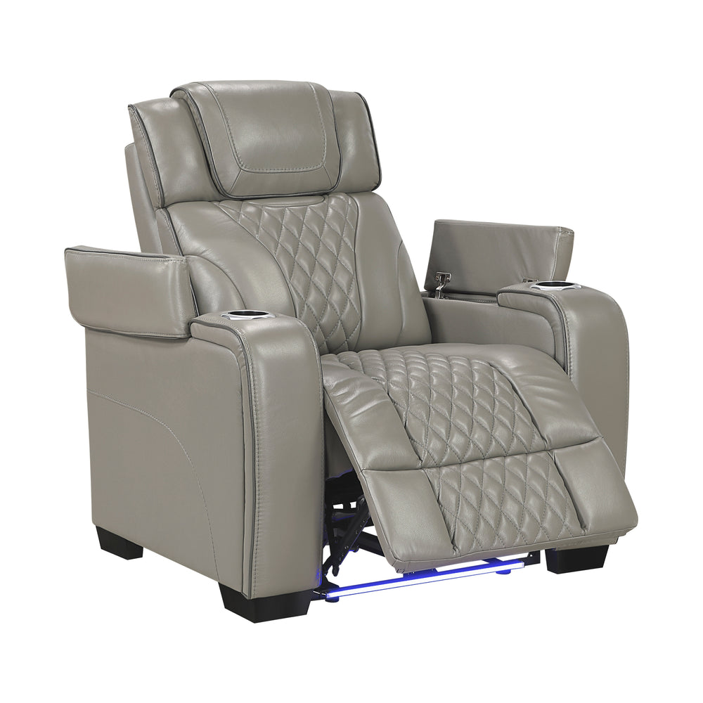 Apex Power Recliner with Massage, Heat & LED