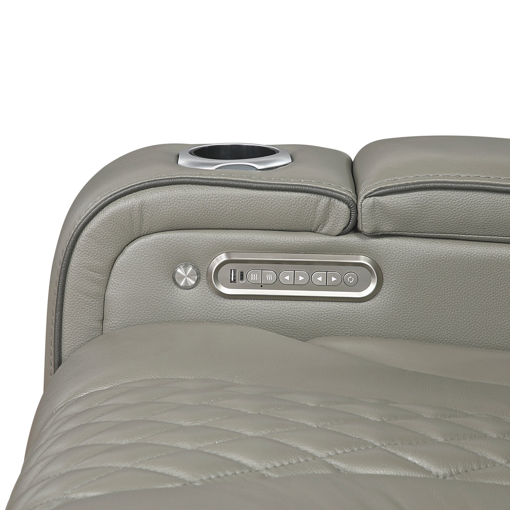 Apex Power Reclining Sofa with Massage, Heat & LED