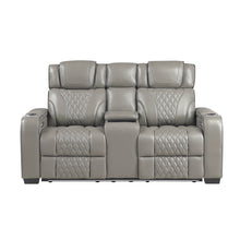 Apex Power Reclining Loveseat with Massage, Heat & LED