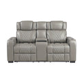 Apex Power Reclining Loveseat with Massage, Heat & LED