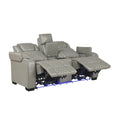 Apex Power Reclining Loveseat with Massage, Heat & LED