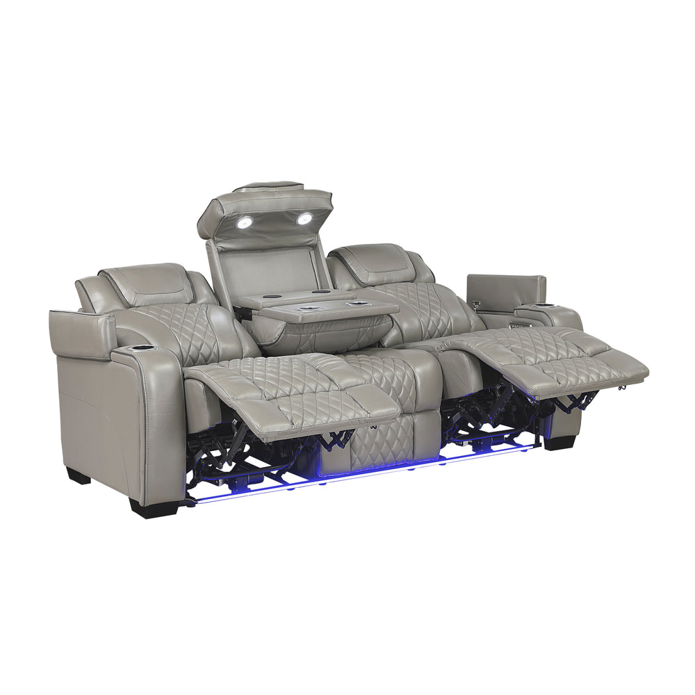Apex Power Reclining Sofa with Massage, Heat & LED