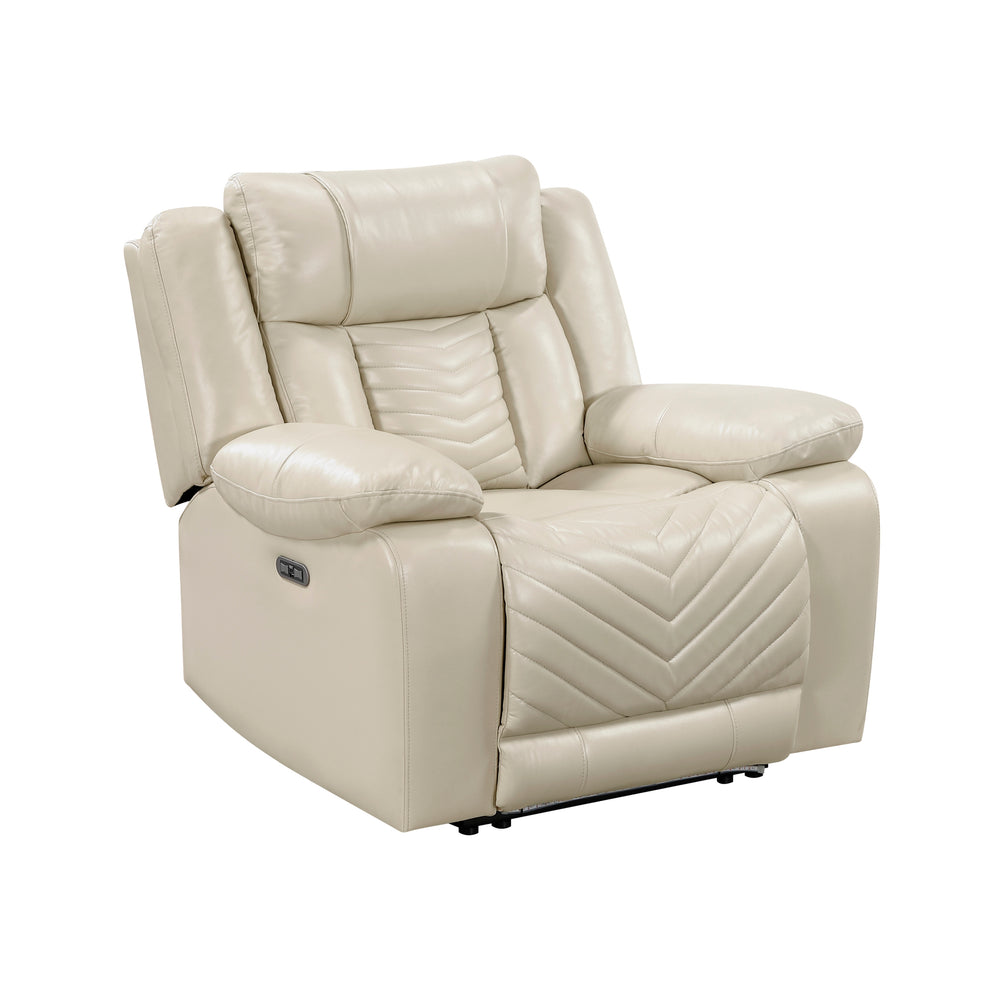 Huron Power Reclining Chair with LED and Charging Ports - view 13