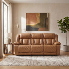 Harbor Brown Power Double Reclining Sofa