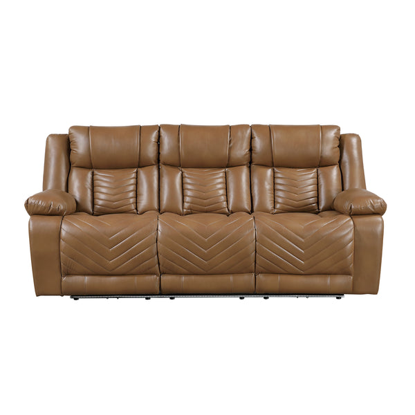 Harbor Brown Power Double Reclining Sofa