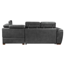 Barre (2)2-Piece Sectional with Pull-out Bed and Right Chaise with Hidden Storage, Adjustable Headrests - view 11